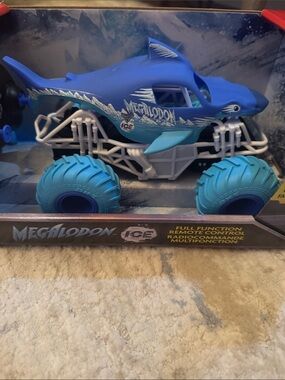 Megalodon Ice Blue Remote Control Monster Truck for Kids